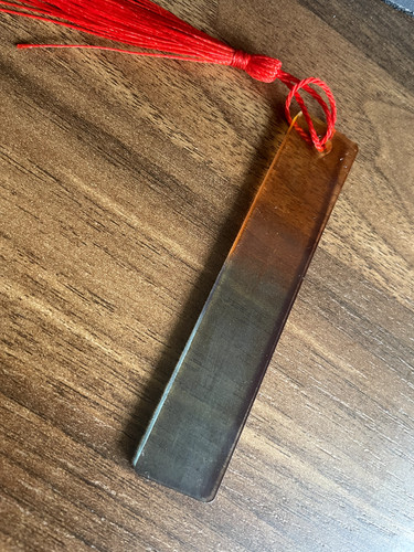 Rosenlesezeichen resin art - rosenlesezeichen,