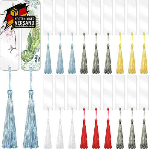 Acryl lesezeichen set - lesezeichen,