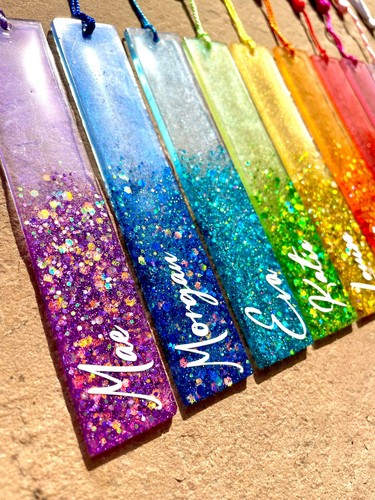 Personalised resin glitter - personalised,